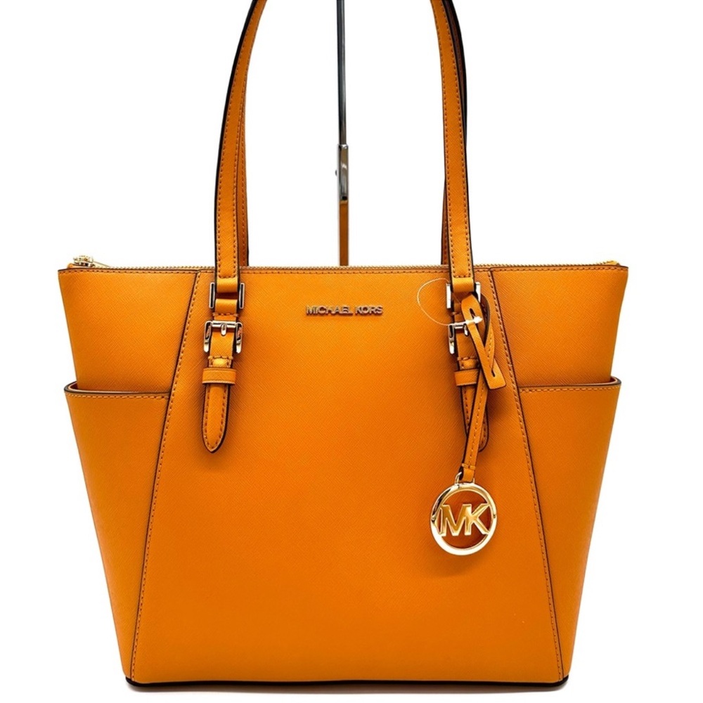 Michael Kors Large Charlotte Tote Bag Cider